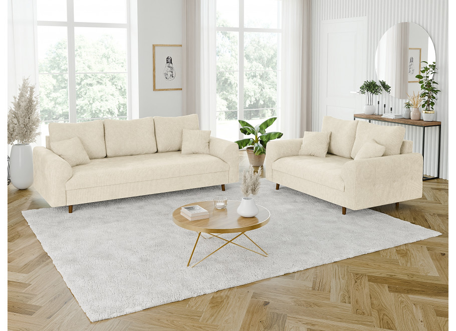 Sofa trzyosobowa Laril nowoczesna na wysokich nóżkach 5