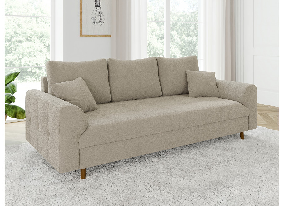 Sofa trzyosobowa Laril nowoczesna na wysokich nóżkach 11