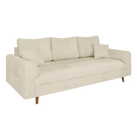 Sofa trzyosobowa Laril nowoczesna na wysokich nóżkach