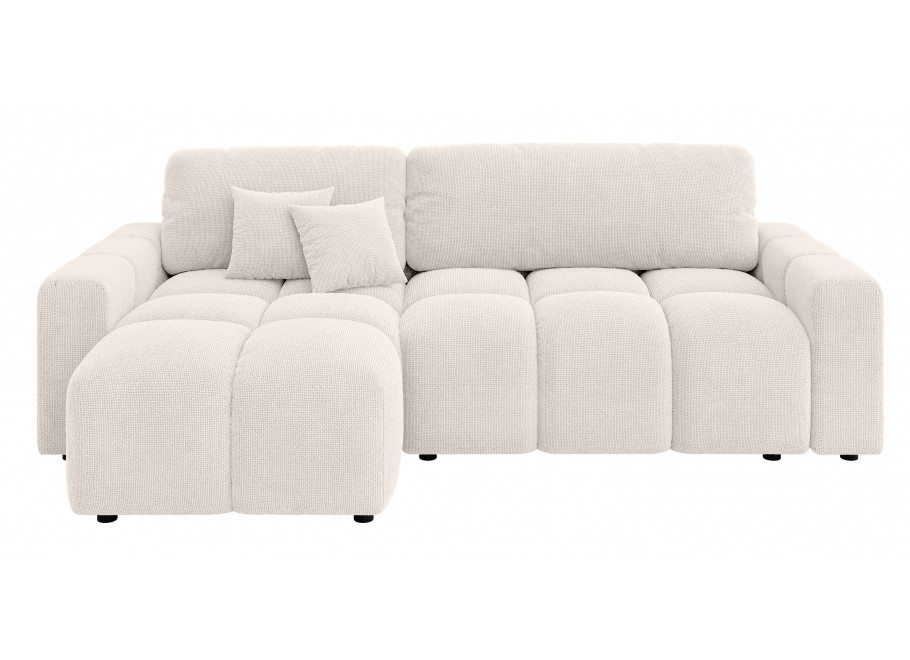 Jasny rozkładany narożnik VEGA z funkcją spania w kształcie L - Flow 5