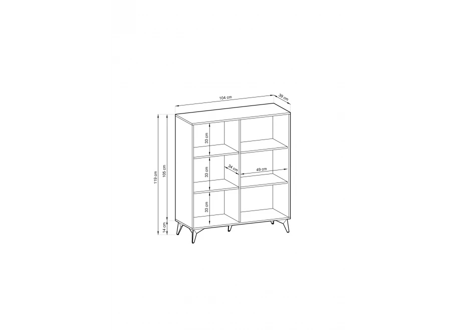 Komoda Diano KD104