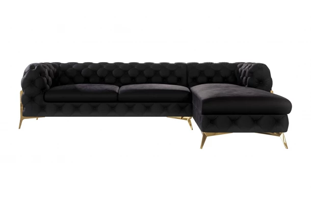 Narożnik pięcioosobowy pikowany glamour Chesterfield TEO HIGH 2,5+OT - design i funkcjonalnosc w parze Narożnik pięcioosobowy pikowany glamour Chesterfield TEO HIGH 2,5+OT - design i funkcjonalnosc w parze