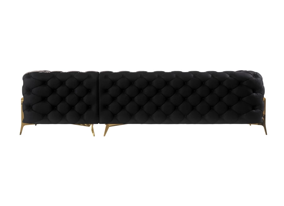 Narożnik pięcioosobowy pikowany glamour Chesterfield TEO HIGH 2,5+OT Narożnik pięcioosobowy pikowany glamour Chesterfield TEO HIGH 2,5+OT