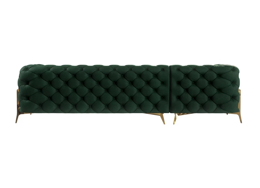 Narożnik pięcioosobowy pikowany glamour Chesterfield TEO HIGH 2,5+OT Narożnik pięcioosobowy pikowany glamour Chesterfield TEO HIGH 2,5+OT