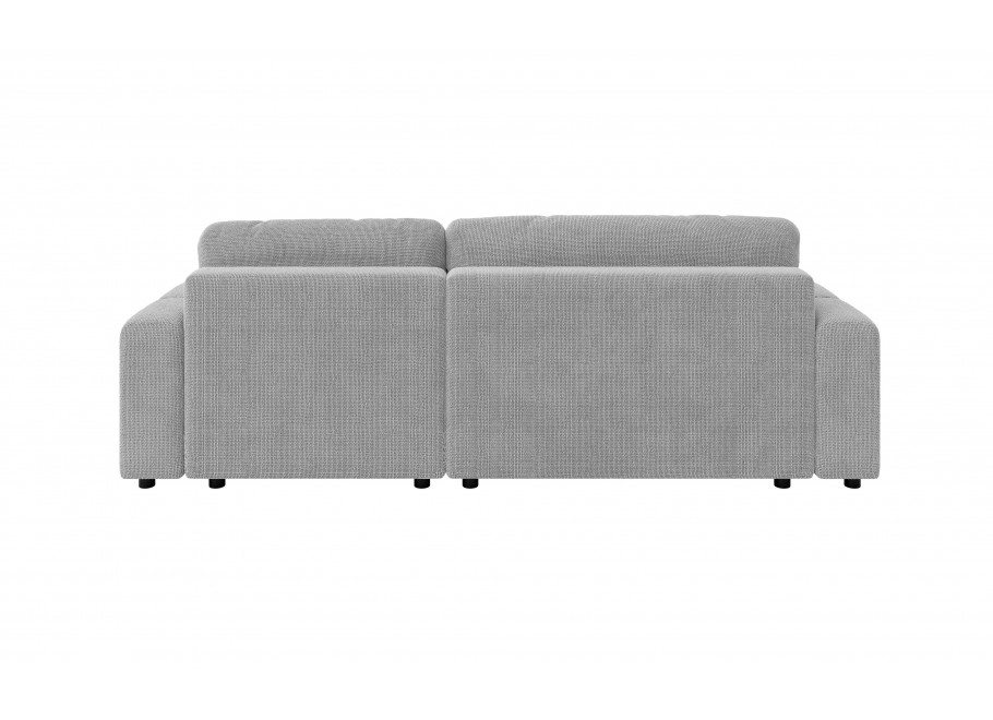 Jasnoszary rozkładany narożnik VEGA z funkcją spania w kształcie L 5