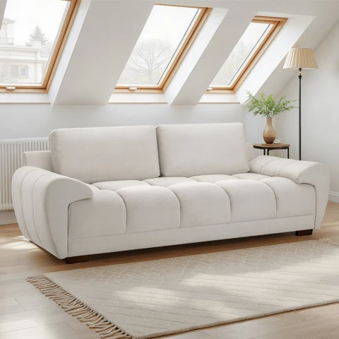 Sofa trzyosobowa klasyczna ZEMO BIS