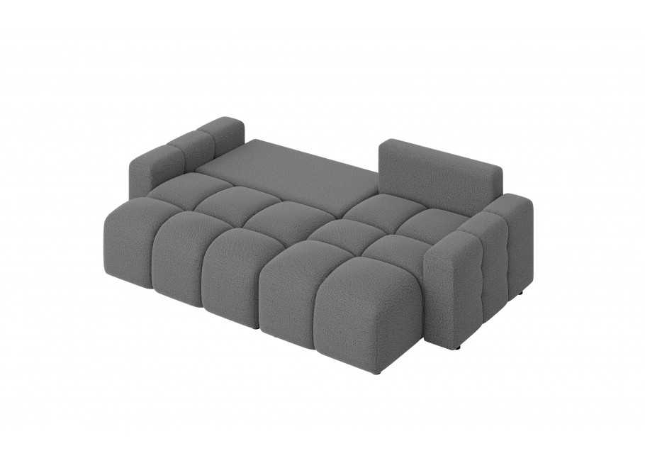 Szary rozkładany narożnik VEGA z funkcją spania 7