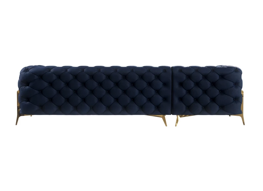 Narożnik pięcioosobowy pikowany glamour Chesterfield TEO HIGH 2,5+OT Narożnik pięcioosobowy pikowany glamour Chesterfield TEO HIGH 2,5+OT