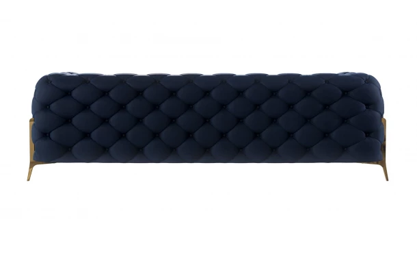 Sofa trzyosobowa pikowana glamour Chesterfield TEO HIGH 3 - design i funkcjonalnosc w parze