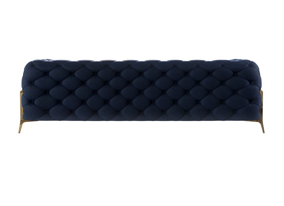Sofa trzyosobowa pikowana glamour Chesterfield TEO HIGH 3 15
