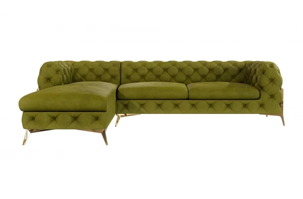 Narożnik pięcioosobowy pikowany glamour Chesterfield TEO HIGH 2,5+OT - design i funkcjonalnosc w parze Narożnik pięcioosobowy pikowany glamour Chesterfield TEO HIGH 2,5+OT - design i funkcjonalnosc w parze
