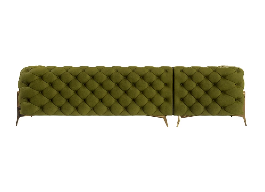 Narożnik pięcioosobowy pikowany glamour Chesterfield TEO HIGH 2,5+OT Narożnik pięcioosobowy pikowany glamour Chesterfield TEO HIGH 2,5+OT