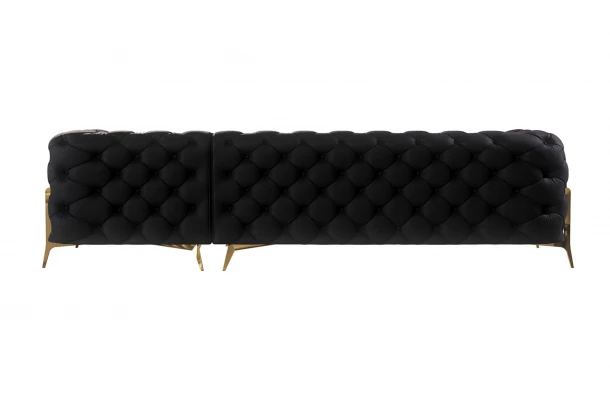 Narożnik czteroosobowy pikowany glamour Chesterfield TEO HIGH 2+OT - design i funkcjonalnosc w parze Narożnik czteroosobowy pikowany glamour Chesterfield TEO HIGH 2+OT - design i funkcjonalnosc w parze