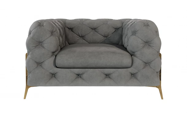 Fotel pikowany chesterfield TEO HIGH glamour - komfortowe Fotel pikowany chesterfield TEO HIGH glamour - komfortowe