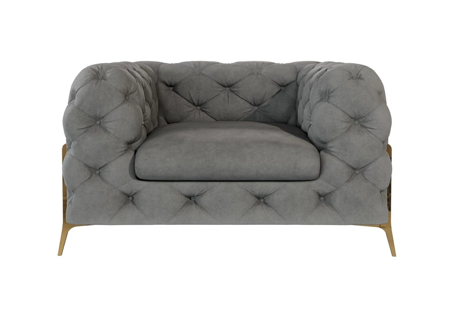 Fotel pikowany chesterfield TEO HIGH glamour Fotel pikowany chesterfield TEO HIGH glamour
