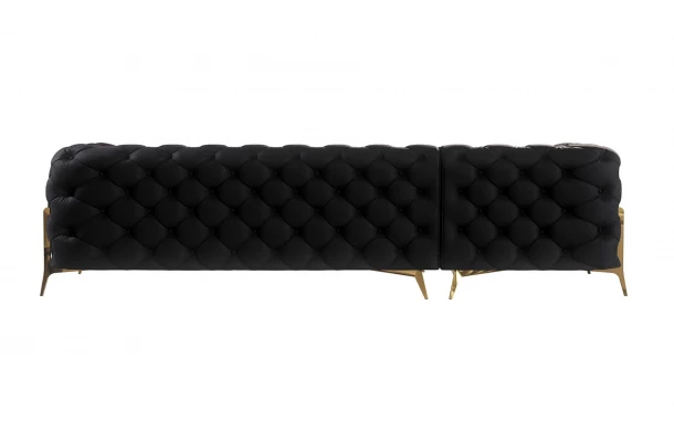 Narożnik czteroosobowy pikowany glamour Chesterfield TEO HIGH 2+OT - design i funkcjonalnosc w parze Narożnik czteroosobowy pikowany glamour Chesterfield TEO HIGH 2+OT - design i funkcjonalnosc w parze