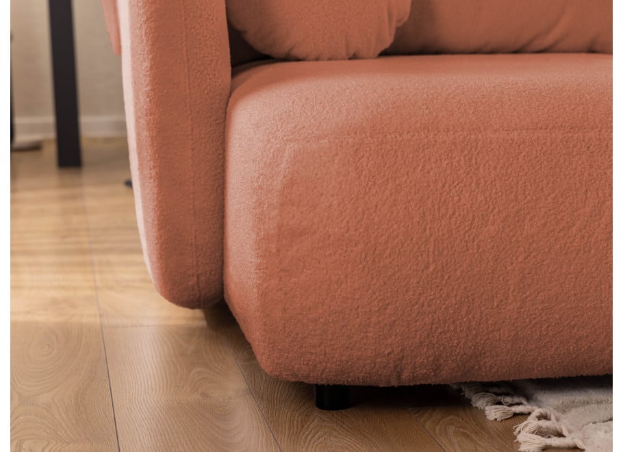 Narożnik Velano rozkładany Ceglasty Brąz - pojemnik na pościel - Quelle 54