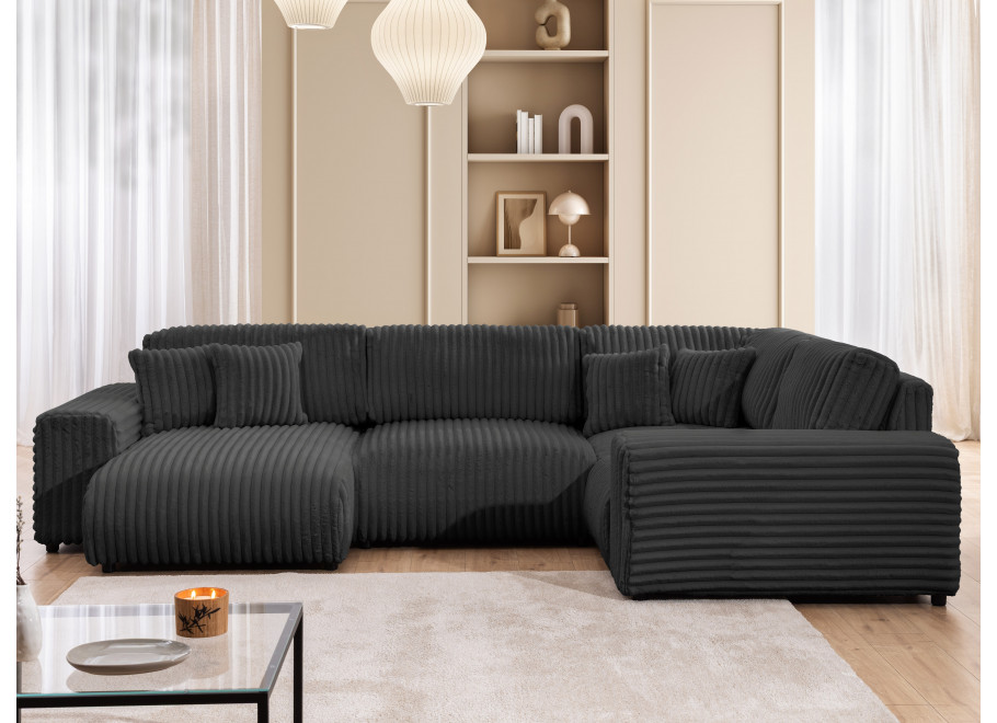 Nowoczesny narożnik Candi w kształcie U – duży komfortowy do salonu - Vito 18