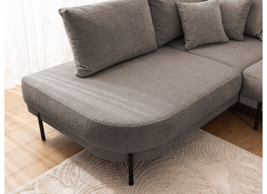 Narożnik Tilla na wysokich nóżkach – Nowoczesny styl do salonu - Cremona 24