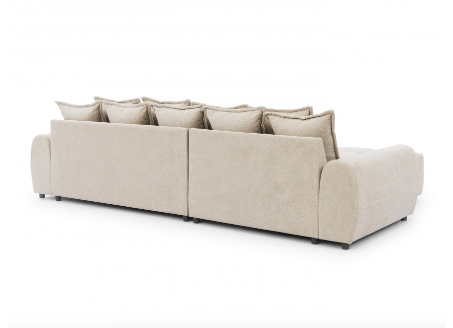 Narożnik Mallow – Miękki nowoczesny L-kształtny pikowany - Aragon 03