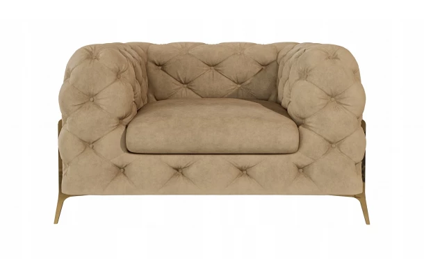 Fotel pikowany chesterfield TEO HIGH glamour - eleganckie Fotel pikowany chesterfield TEO HIGH glamour - eleganckie