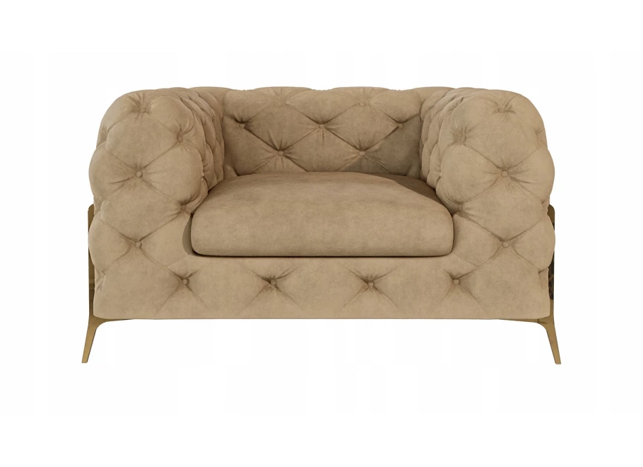 Fotel pikowany chesterfield TEO HIGH glamour Fotel pikowany chesterfield TEO HIGH glamour