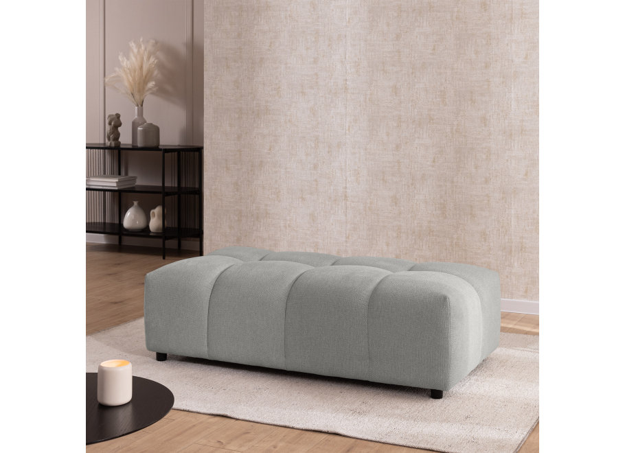 Duży Hocker Mallow – Pikowany Puf do Salonu 2