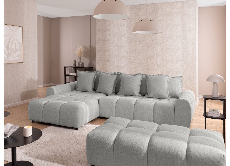 Duży Hocker Mallow – Pikowany Puf do Salonu 6