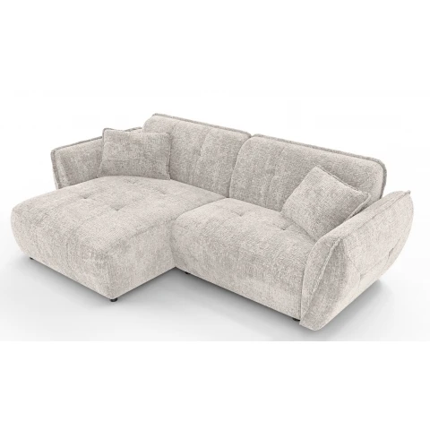 Narożnik Lumi – Obły Narożnik L nowoczesny z Przeszyciami