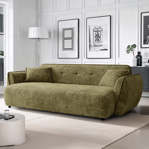 Sofa Lumi 4-osobowa - Duża Sofa z Głębokim Siedziskiem