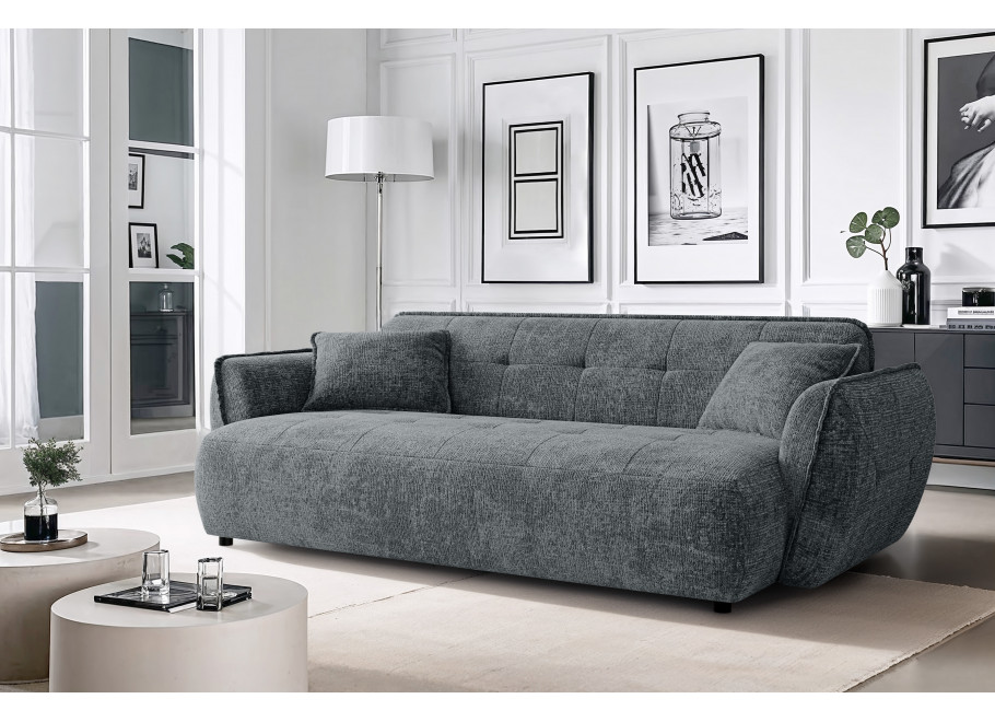 Sofa Lumi 4-osobowa - Duża Sofa z Głębokim Siedziskiem - Cremona 95