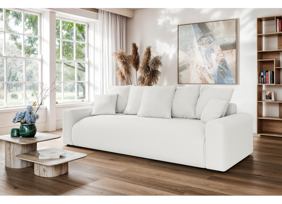 Sofa czteroosobowa komfortowa z funkcją spania Cleo small - Wind 2