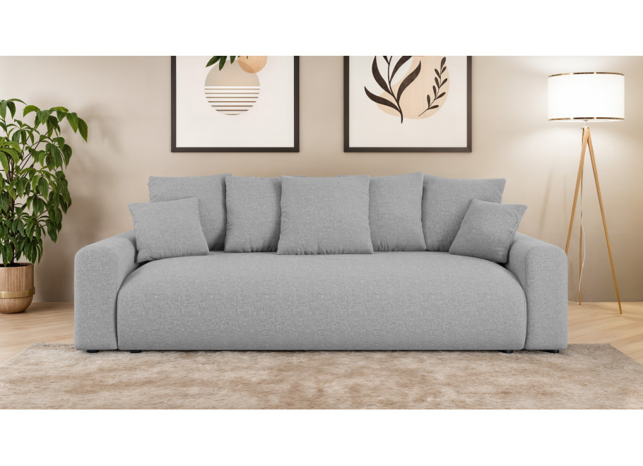 Sofa czteroosobowa komfortowa z funkcją spania Cleo small - Wind 84