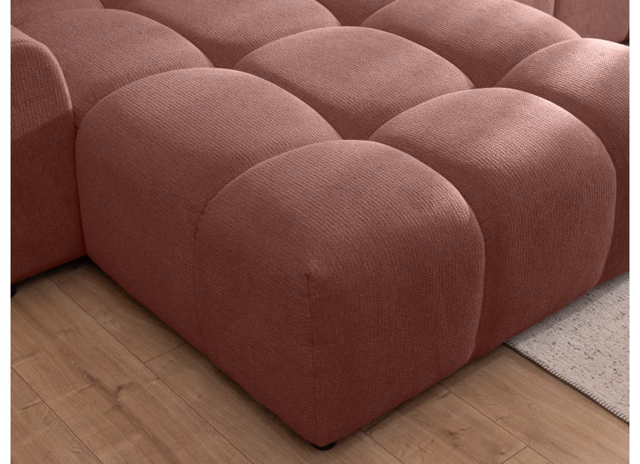 Narożnik Mallow – Pikowany mebel do salonu – L-kształtny - Aragon 59