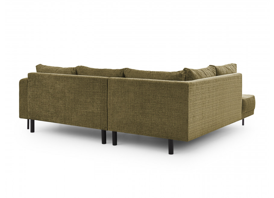 Narożnik oliwkowy Tilla na wysokich nóżkach – nowoczesny L-kształtny - Cremona 38