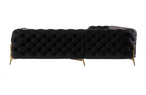 Narożnik pięcioosobowy luksusowy pikowany Chesterfield TEO HIGH 2+E+2 - design i funkcjonalnosc w parze