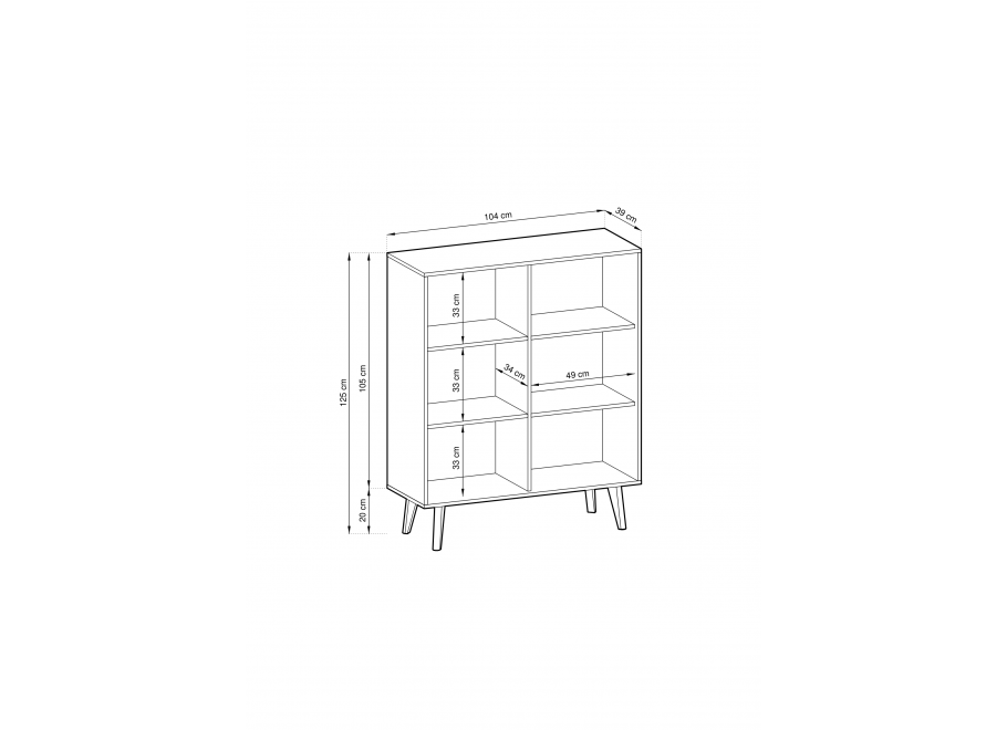 Komoda Milano KD104 7