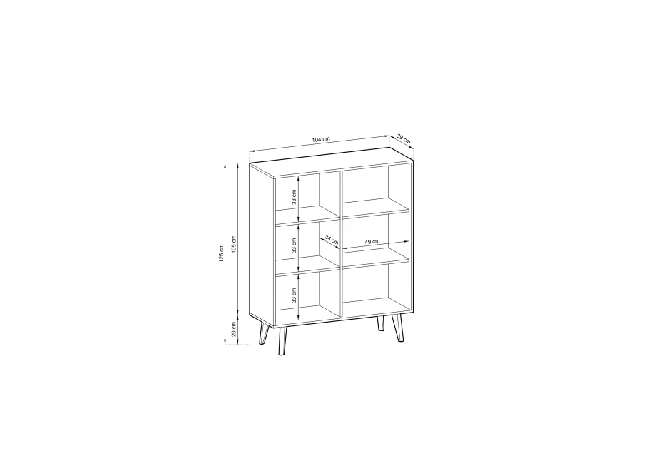Komoda Milano KD104
