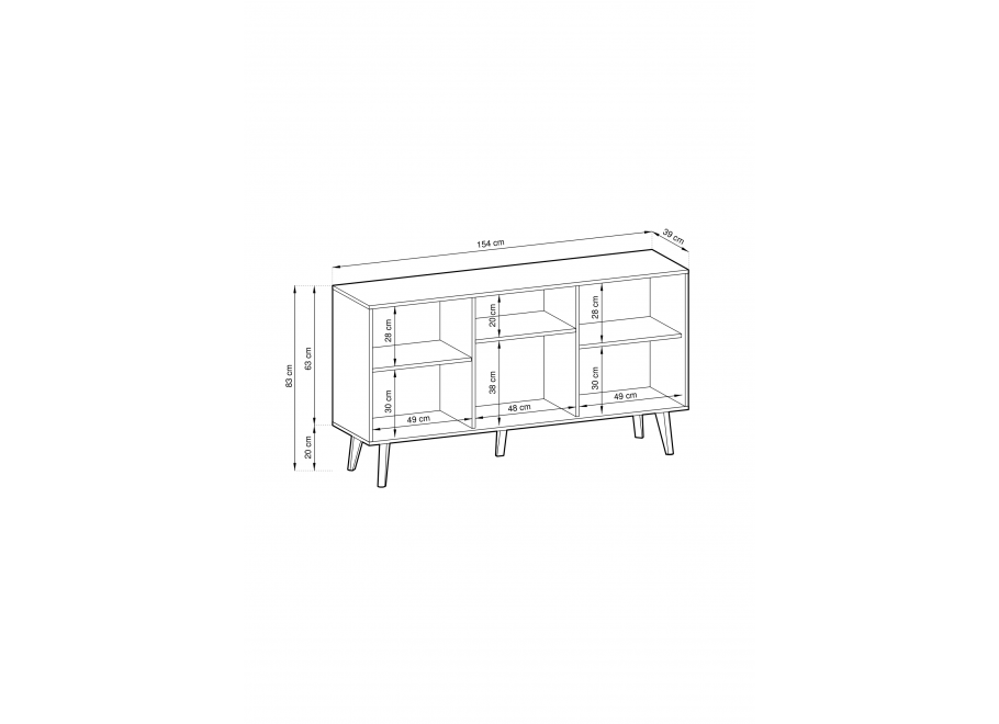 Komoda Milano K154 7