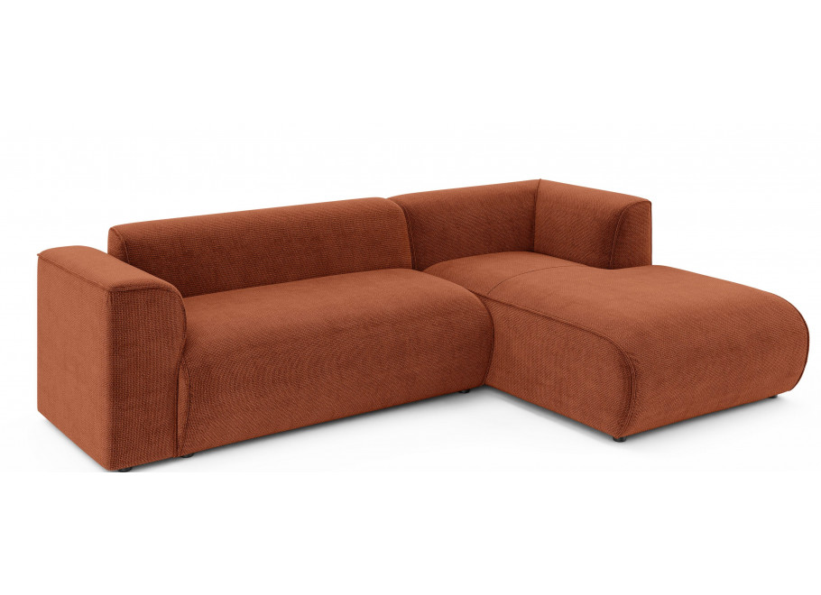 Wygodny narożnik nowoczesny Lerise - wytrzymała tkanina 2