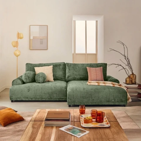 Narożnik czteroosobowy z funkcją spania nowoczesny Albero