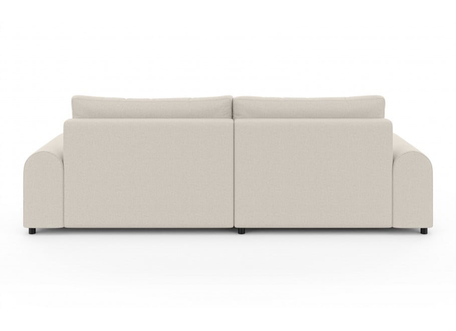 Narożnik czteroosobowy nowoczesny Albero beżowy – funkcja spania - Barrel 3