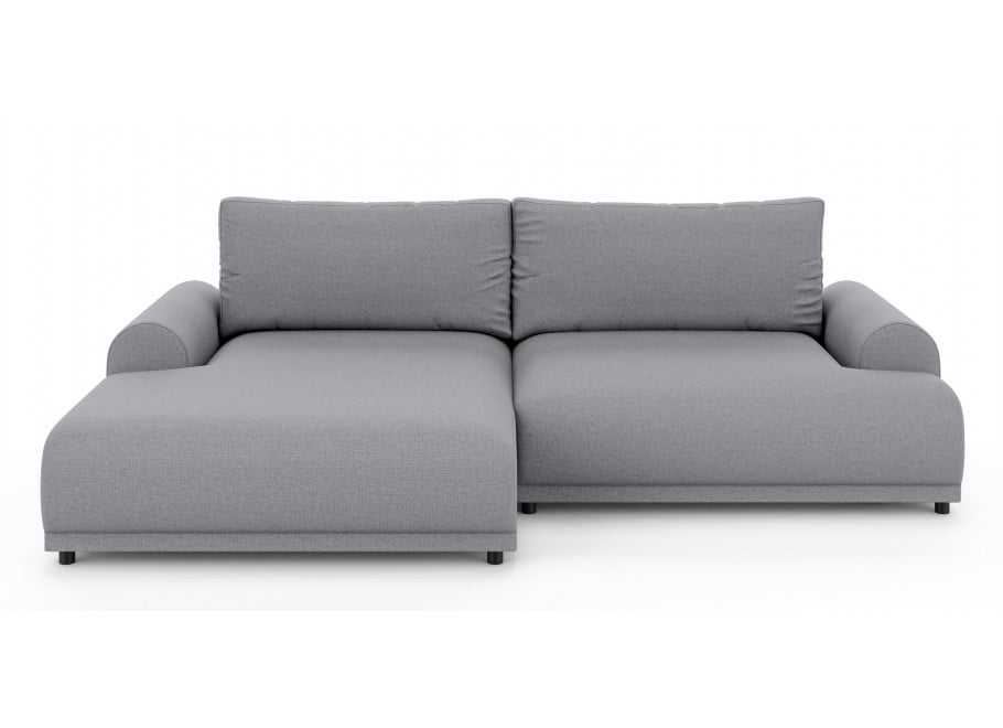 Wygodny narożnik Albero jasny szary – 4-osobowy z funkcją spania 2