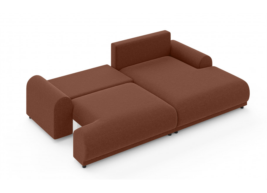 Nowoczesny narożnik rozkładany Albero z funkcją spania 4