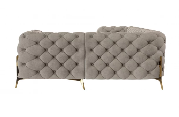 Narożnik czteroosobowy pikowany glamour Chesterfield TEO HIGH 2+E+1 - luksusowe Narożnik czteroosobowy pikowany glamour Chesterfield TEO HIGH 2+E+1 - luksusowe