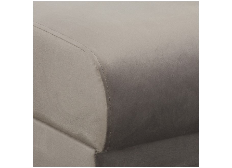 Skandynawski narożnik Sofi szary na wysokich nóżkach – czteroosobowy - Riviera 91