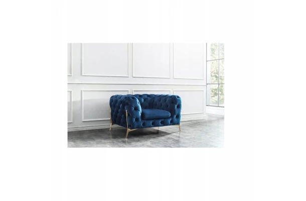 Fotel pikowany chesterfield TEO HIGH glamour - wypoczynkowe Fotel pikowany chesterfield TEO HIGH glamour - wypoczynkowe