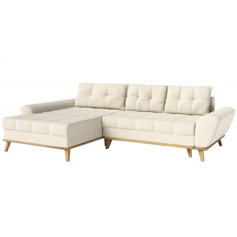 Narożnik czteroosobowy z funkcją spania nowoczesny GAMBO