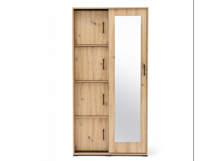 Nowoczesna garderoba z lustrem Pako na wymiar 3