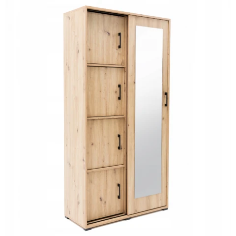 Nowoczesna garderoba z lustrem Pako na wymiar